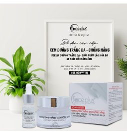 Bộ đôi FACEPLUS Cao Cấp dưỡng trắng da chống nắng (15g)