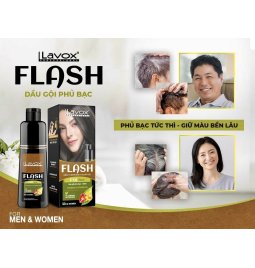 Dầu gội phủ bạc LAVOX FLASH Chai đủ màu