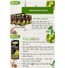 Kem Nhuộm Phủ Bạc LAVOX M.Pros