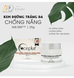 Kem FACEPLUS Dưỡng trắng da - Chống nắng (15g)
