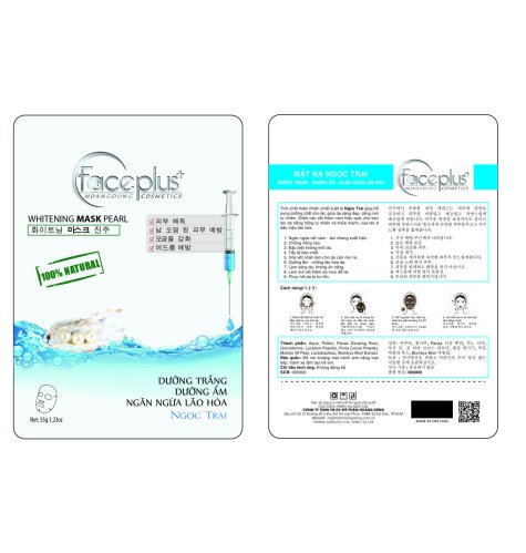 Mặt Nạ FACEPLUS+ Tinh Chất Ngọc Trai, Dưỡng Trắng – Dưỡng Ẩm – Ngăn Ngừa Lão Hóa